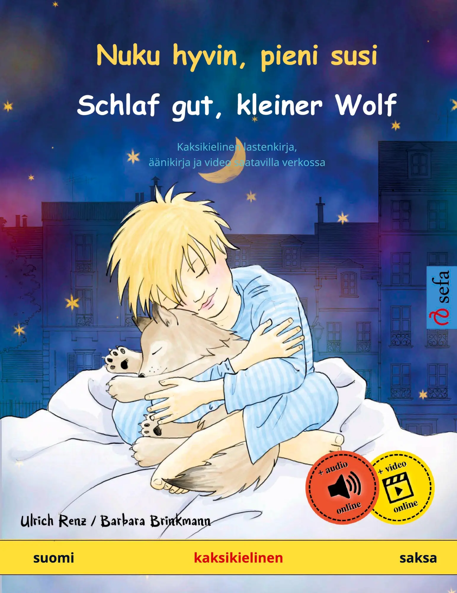 Cover: 9783739923352 | Nuku hyvin, pieni susi - Schlaf gut, kleiner Wolf (suomi - saksa)