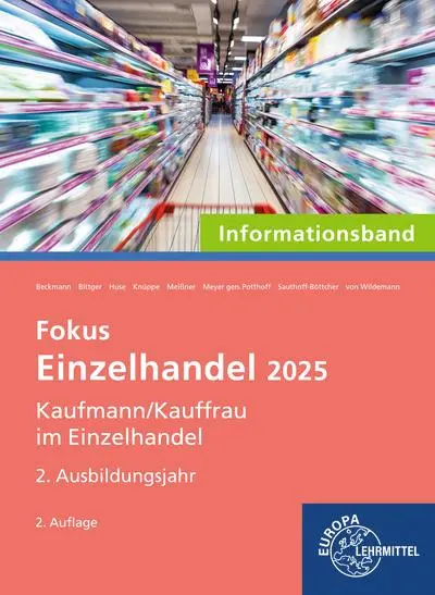 Cover: 9783758593352 | Fokus Einzelhandel 2025, 2. Ausbildungsjahr | Patrick Meissner (u. a.)