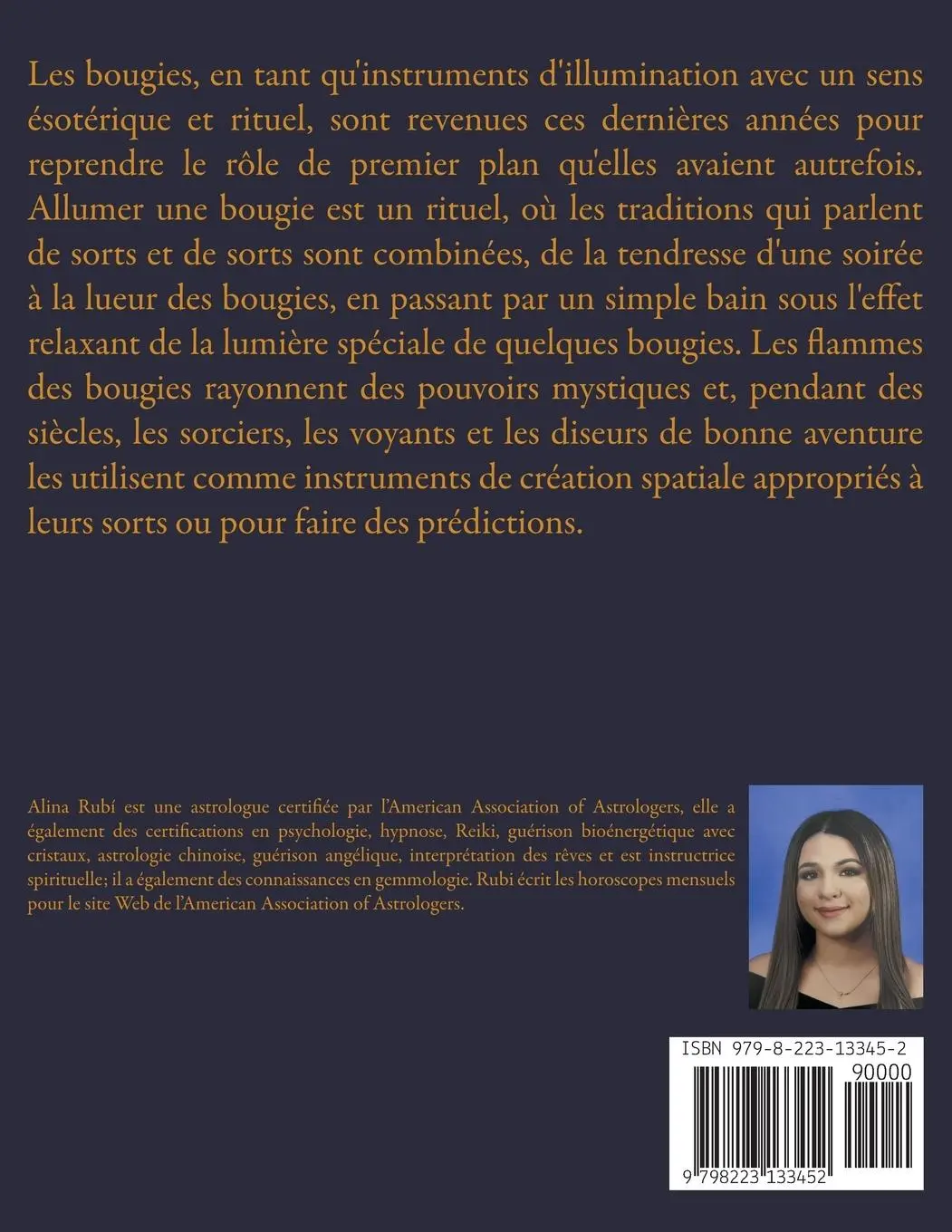 Rückseite: 9798223133452 | Les Bougies. Ses Pouvoirs Ésotériques | Alina A Rubi (u. a.) | Buch