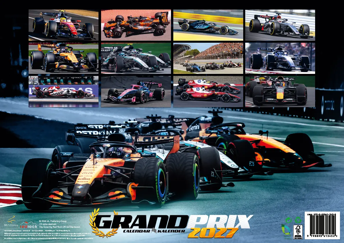 Bild: 9798893613452 | Formel 1 Kalender 2027 | Lewis Hamilton (u. a.) | Kalender | 14 S.