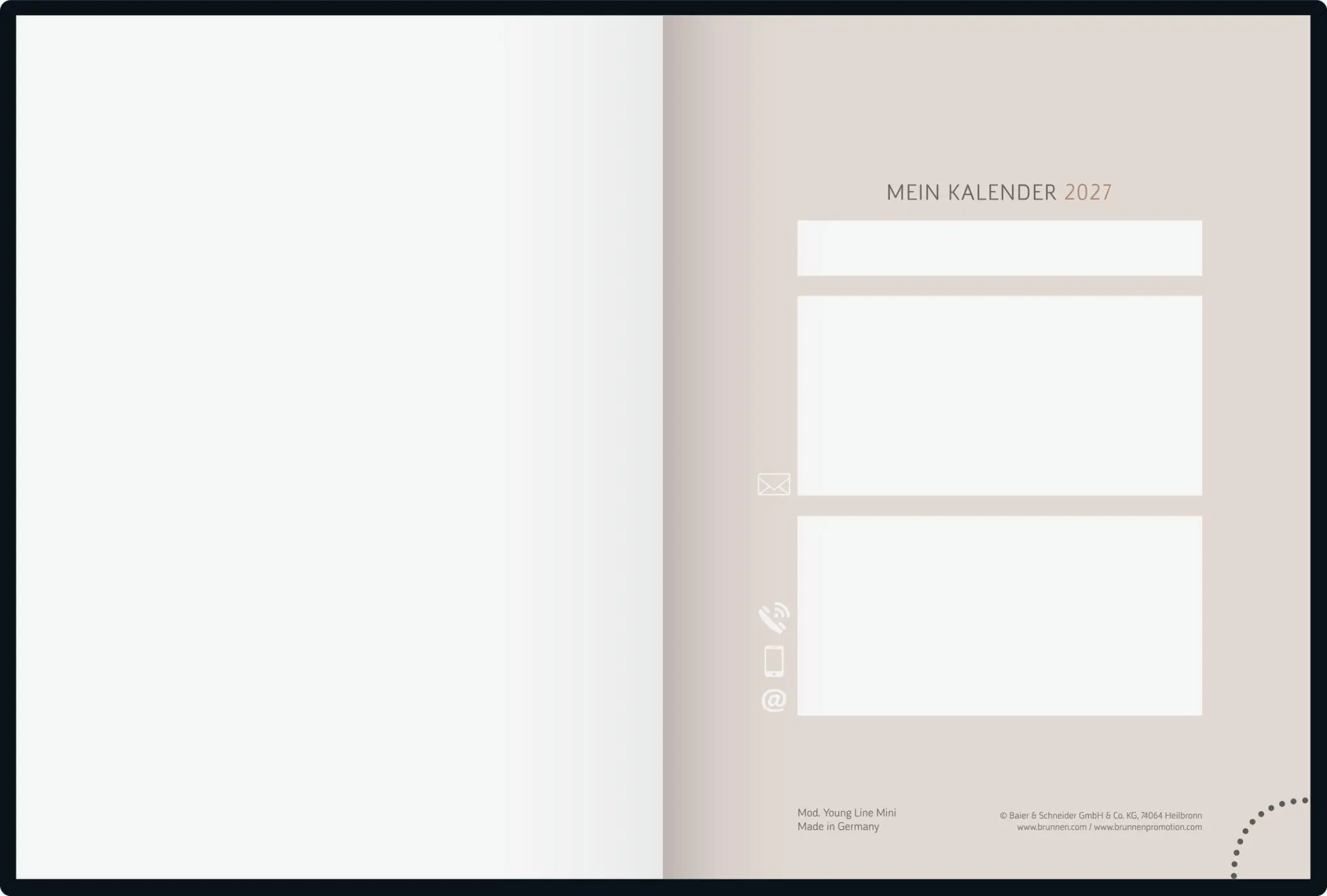 Bild: 4003273793552 | rido/idé 7013607017 Taschenkalender Premium Young Line Mini 2027...