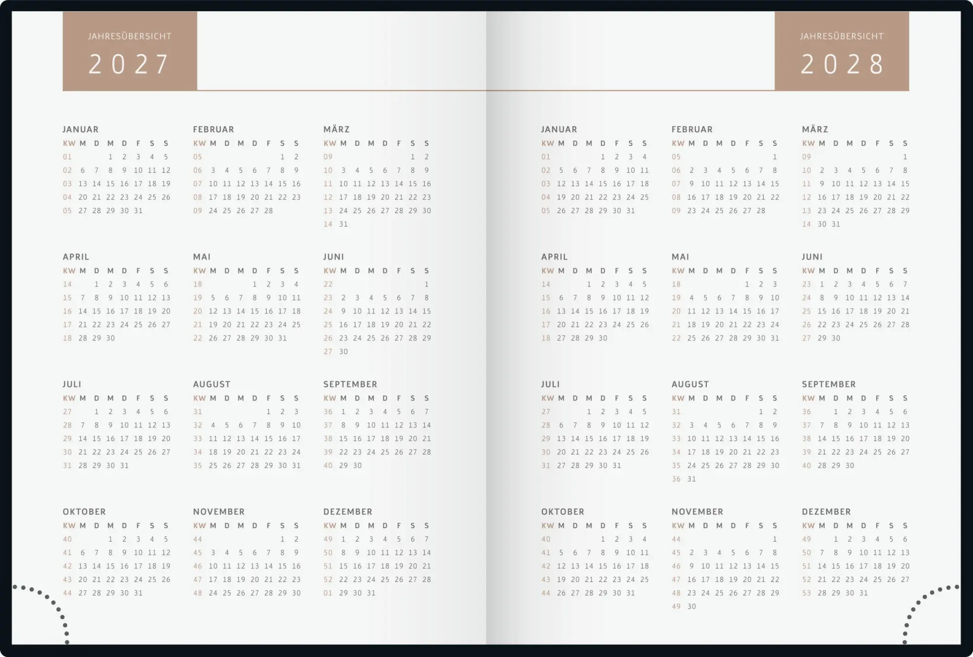 Bild: 4003273793552 | rido/idé 7013607017 Taschenkalender Premium Young Line Mini 2027...