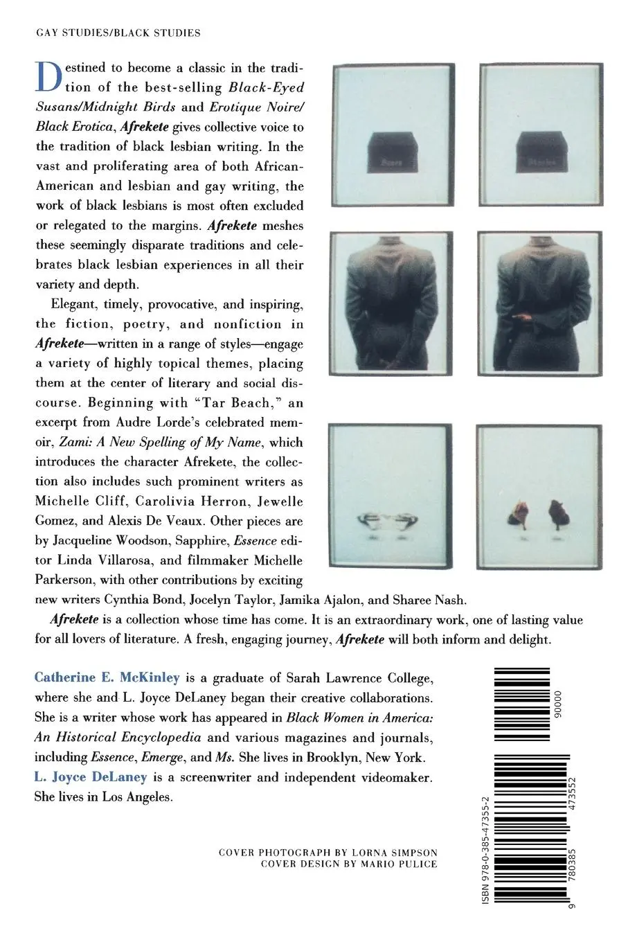 Rückseite: 9780385473552 | Afrekete | An Anthology of Black Lesbian Writing | Mckinley | Buch