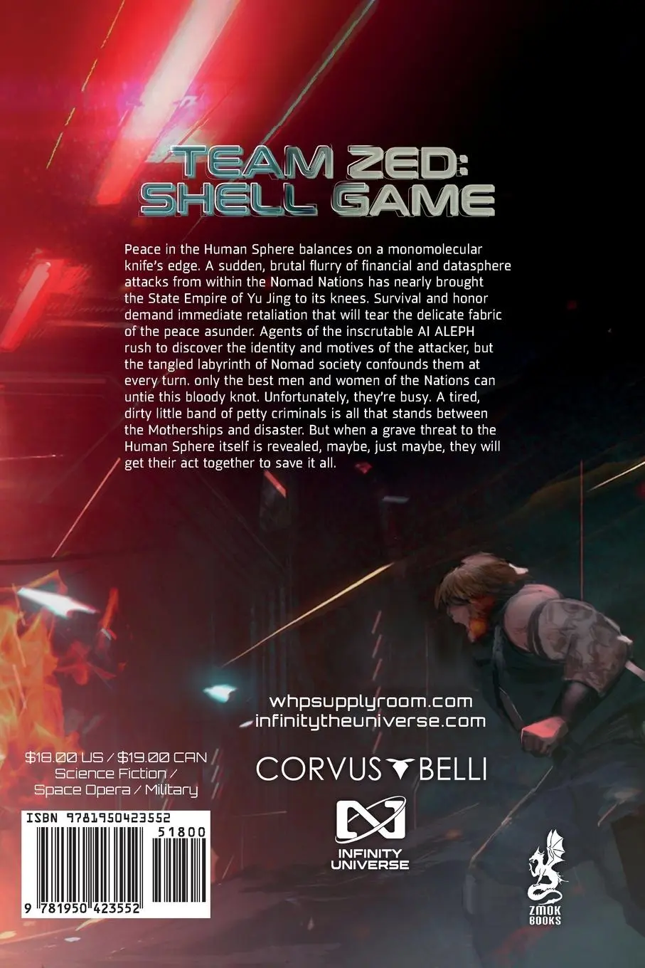 Rückseite: 9781950423552 | Team Zed | Shell Game | Craig Gallant | Taschenbuch | Englisch | 2023