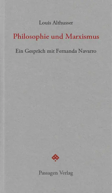 Cover: 9783709203552 | Philosophie und Marxismus | Ein Gespräch mit Fernanda Navarro | Buch