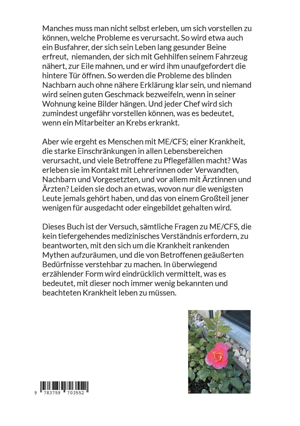 Rückseite: 9783759703552 | ME/CFS - Ein Käfig voller Held*innen | Bonny Sperara | Taschenbuch