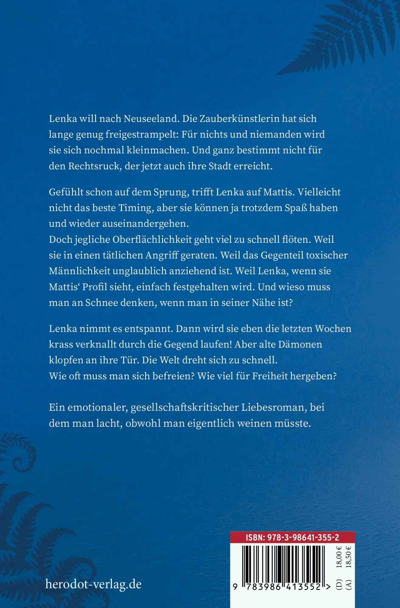 Rückseite: 9783986413552 | Der letzte Zaubertrick | Felicitas Pommerening | Taschenbuch | 250 S.
