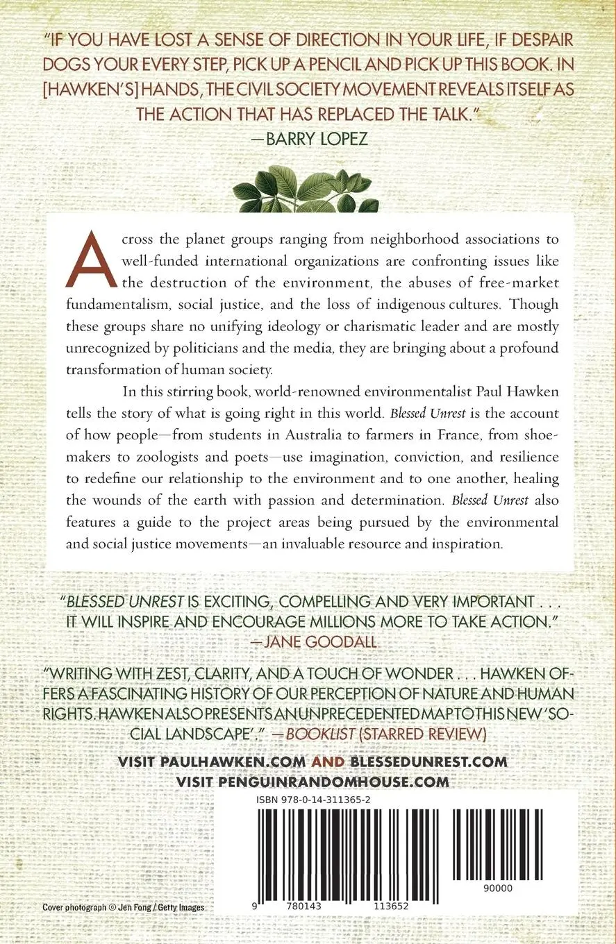 Rückseite: 9780143113652 | Blessed Unrest | Paul Hawken | Taschenbuch | Englisch | 2008