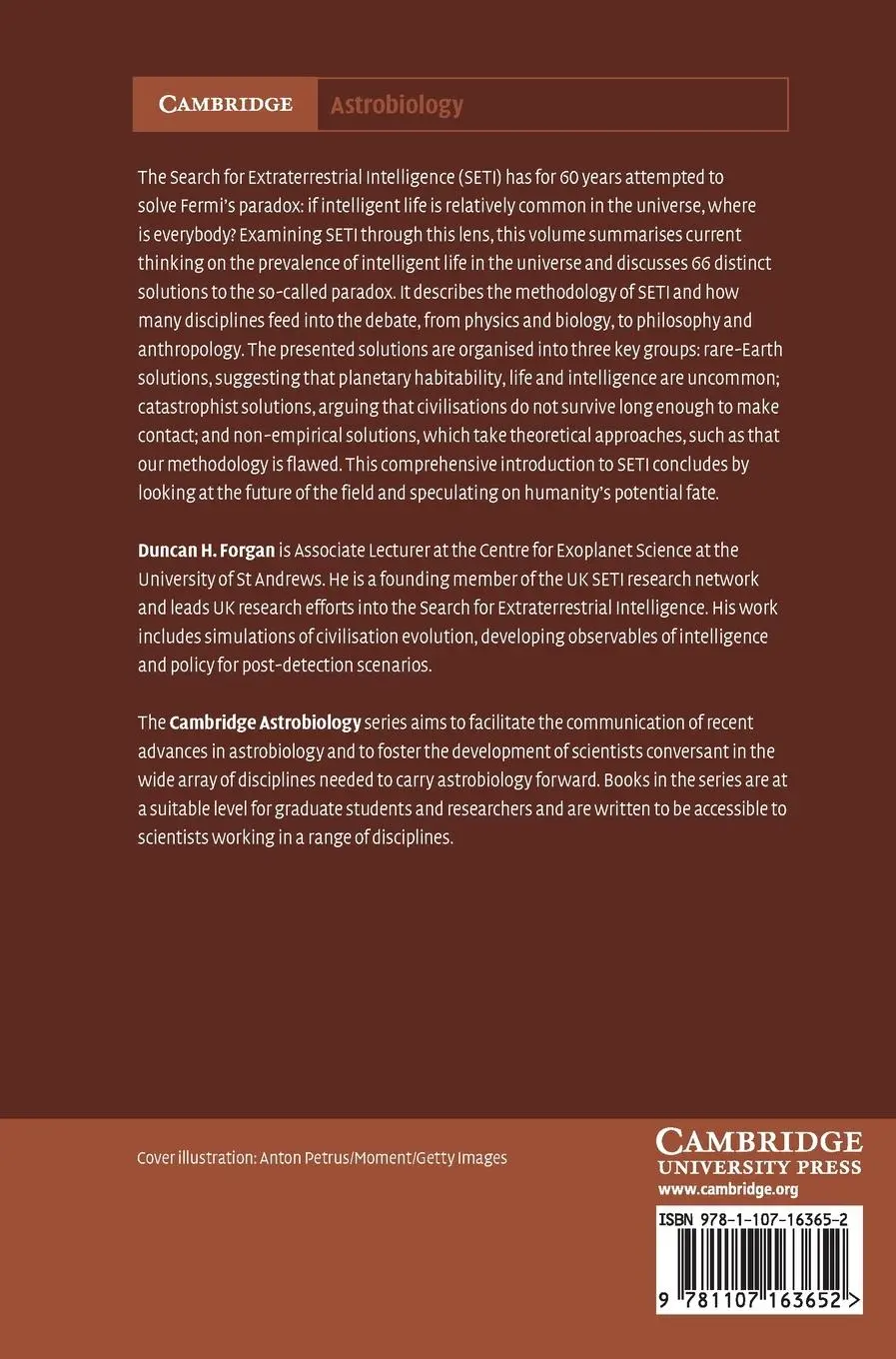 Rückseite: 9781107163652 | Solving Fermi's Paradox | Duncan H. Forgan | Buch | Englisch | 2023