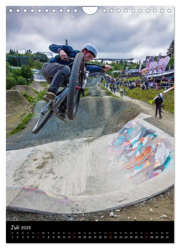 Bild: 9783457053652 | Slopestyle Extrembiking (Wandkalender 2025 DIN A4 hoch), CALVENDO...