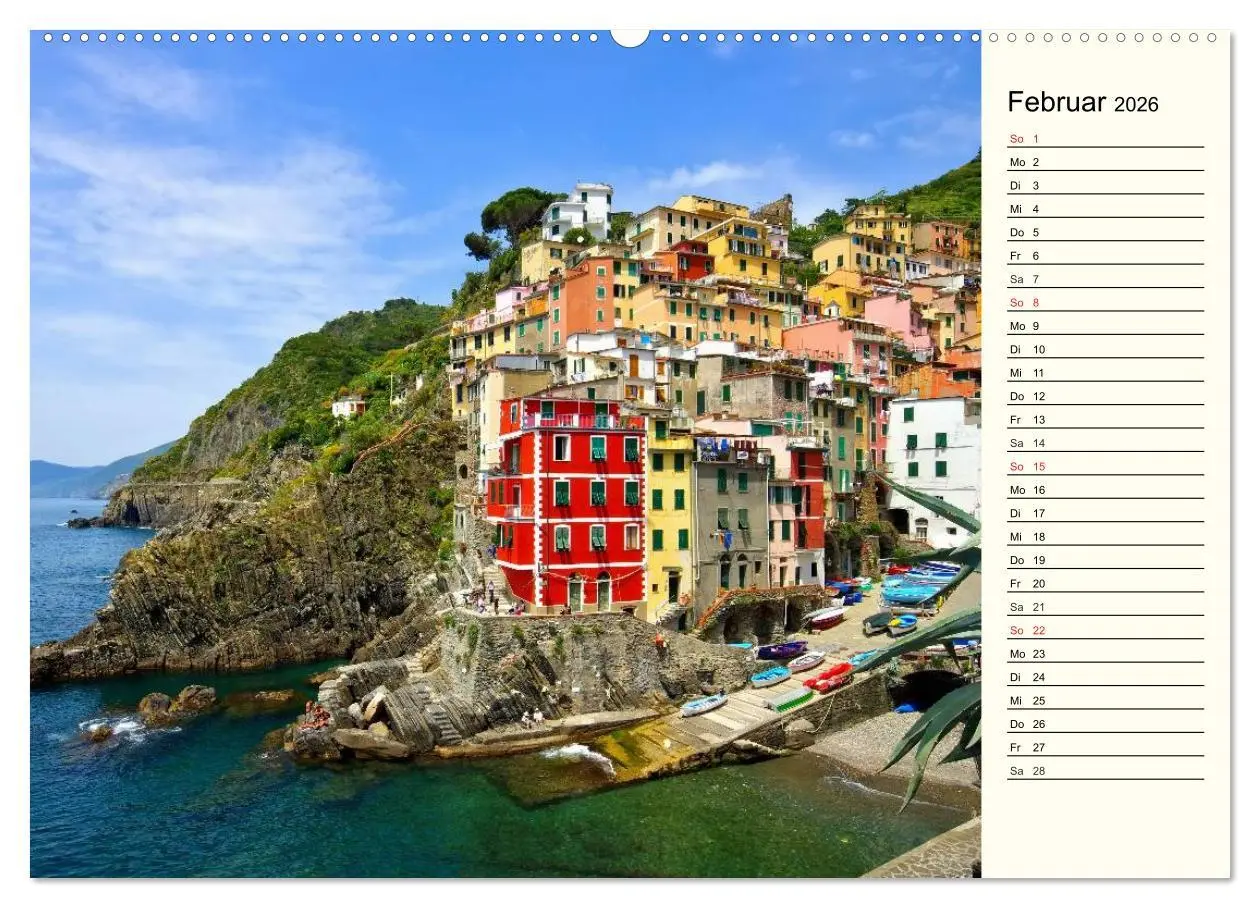 Bild: 9783457983652 | Ligurien - Berge und Meer (hochwertiger Premium Wandkalender 2026...