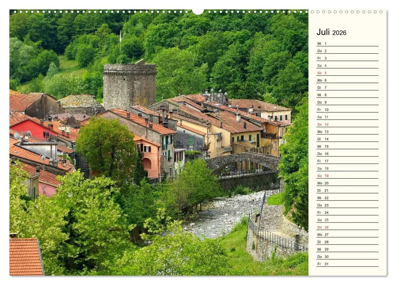 Bild: 9783457983652 | Ligurien - Berge und Meer (hochwertiger Premium Wandkalender 2026...
