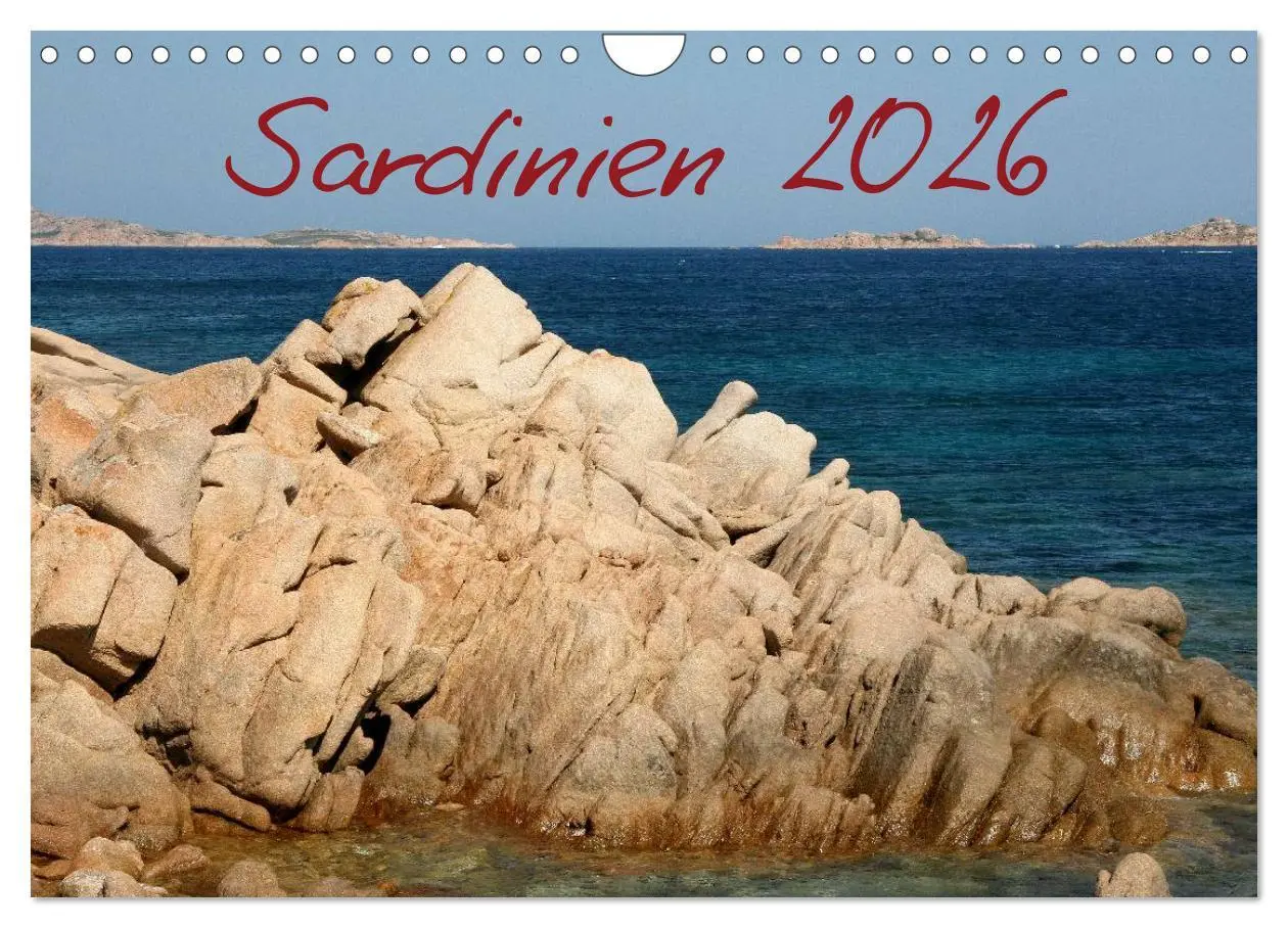 Cover: 9783516143652 | Sardinien 2026 (Wandkalender 2026 DIN A4 quer), CALVENDO...