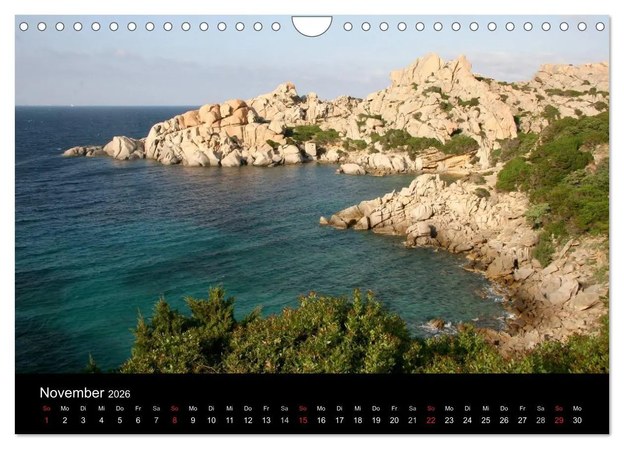 Bild: 9783516143652 | Sardinien 2026 (Wandkalender 2026 DIN A4 quer), CALVENDO...
