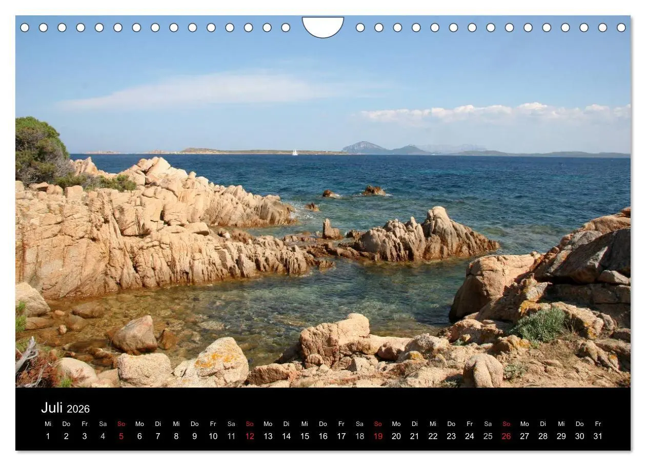 Bild: 9783516143652 | Sardinien 2026 (Wandkalender 2026 DIN A4 quer), CALVENDO...