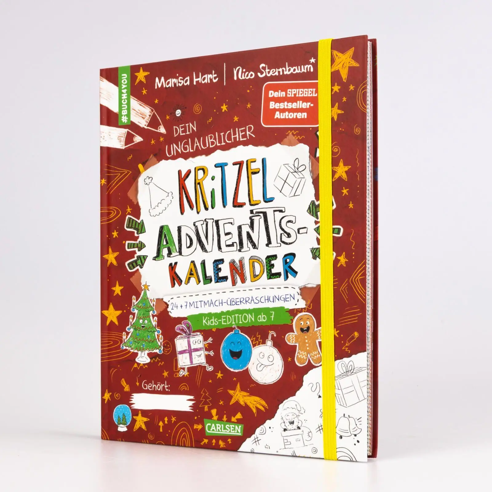 Bild: 9783551173652 | #buch4you: Kritzel-Mitmach-Adventskalender | Marisa Hart (u. a.)