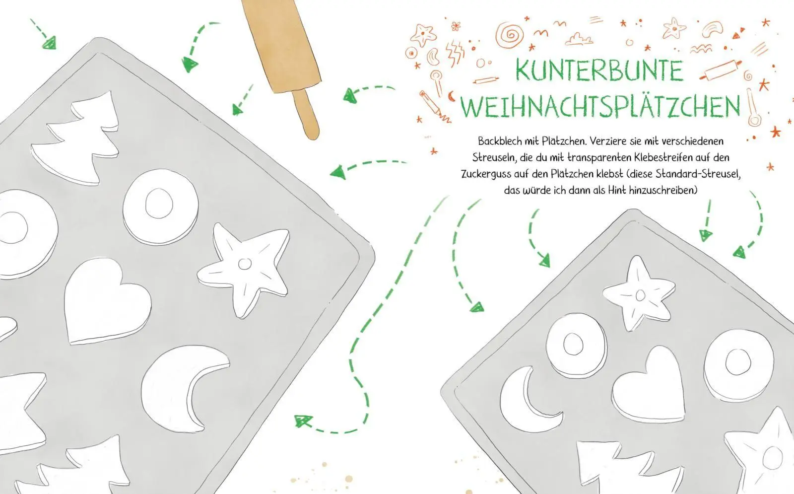 Bild: 9783551173652 | #buch4you: Kritzel-Mitmach-Adventskalender | Marisa Hart (u. a.)