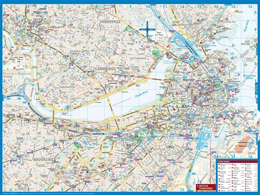 Bild: 9783866093652 | Borch Map Boston | (Land-)Karte | Mehrfarbendruck. Gefalzt | 2 S.