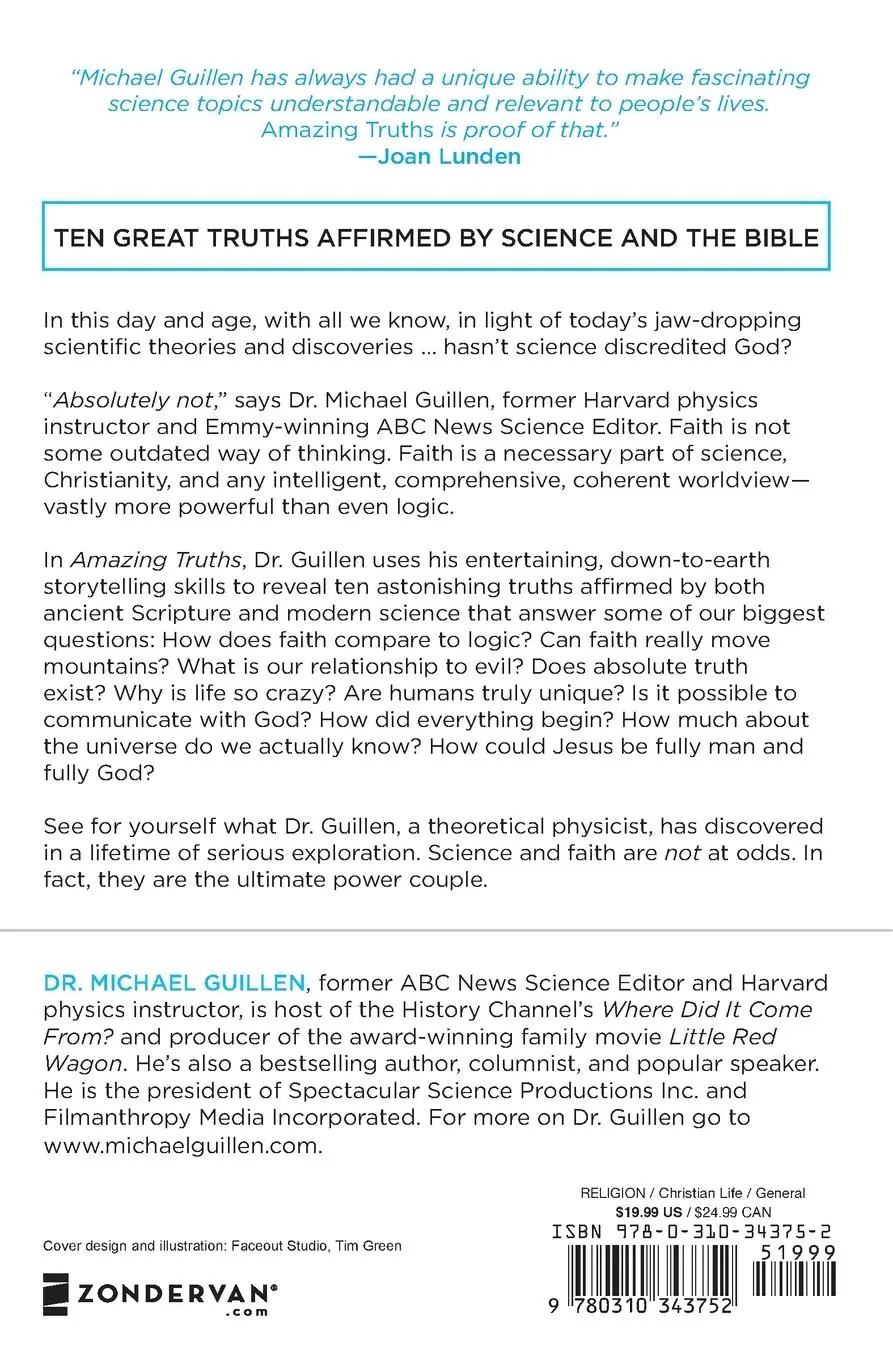 Rückseite: 9780310343752 | Amazing Truths | How Science and the Bible Agree | Michael Guillen