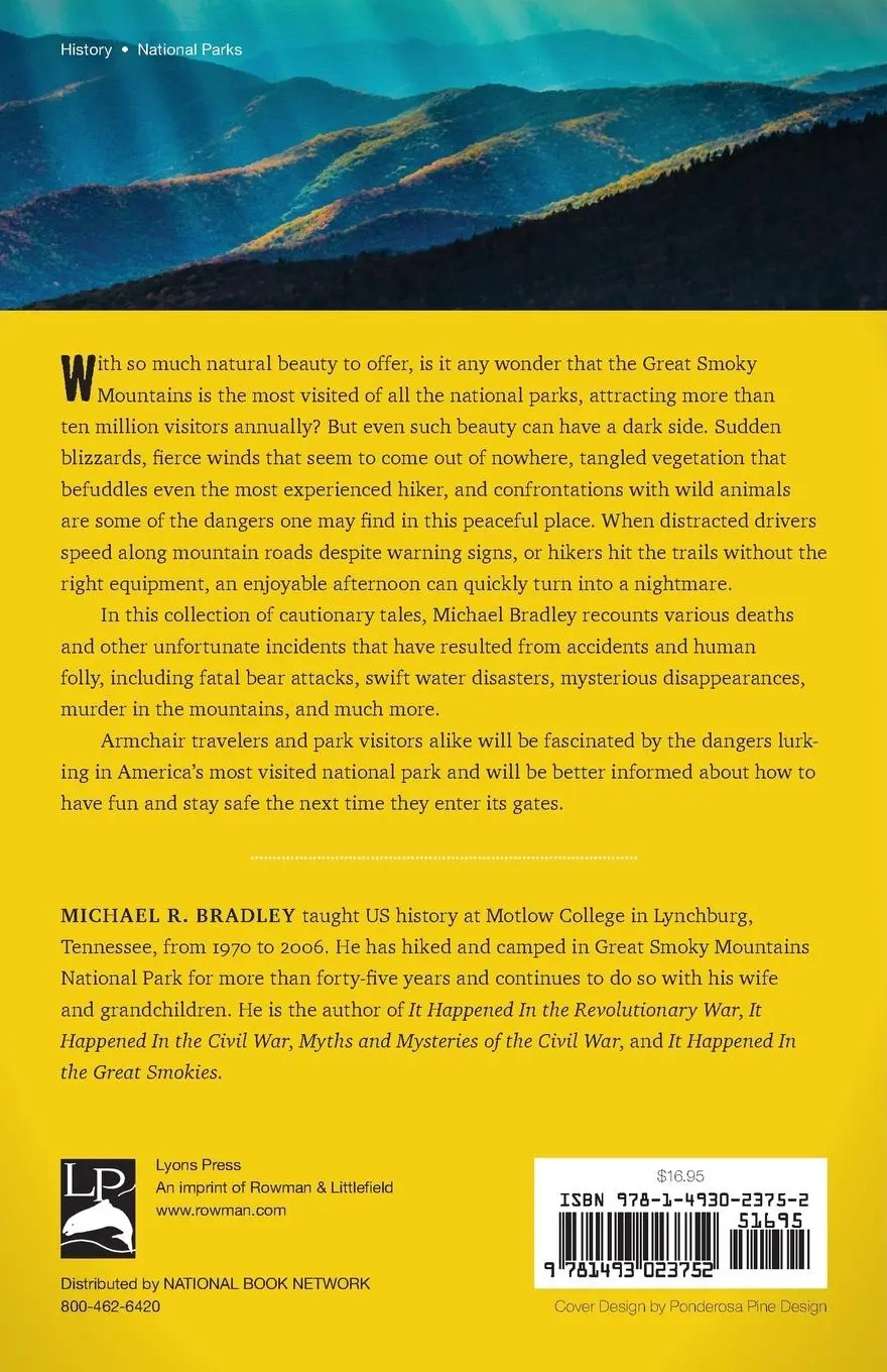 Rückseite: 9781493023752 | Death in the Great Smoky Mountains | Michael R. Bradley | Taschenbuch