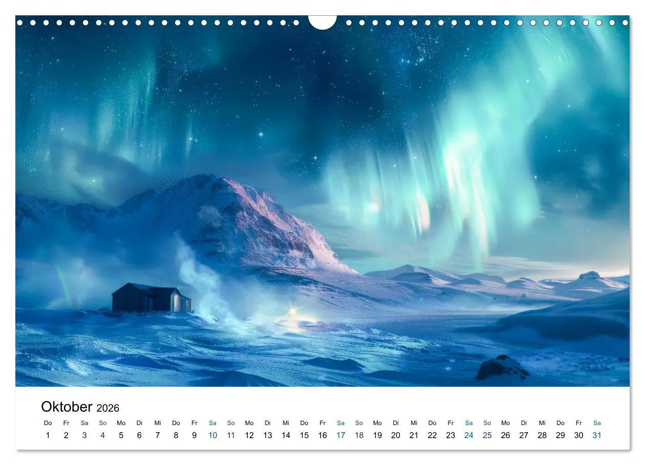 Bild: 9783457423752 | Aurora Borealis - Der Zauber der Nordlichter (Wandkalender 2026 DIN...