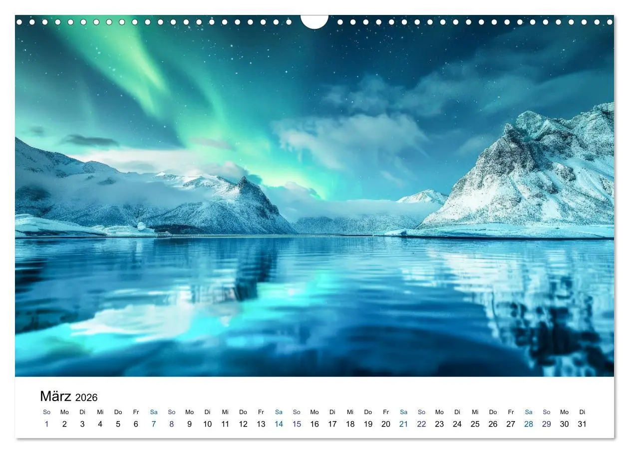 Bild: 9783457423752 | Aurora Borealis - Der Zauber der Nordlichter (Wandkalender 2026 DIN...