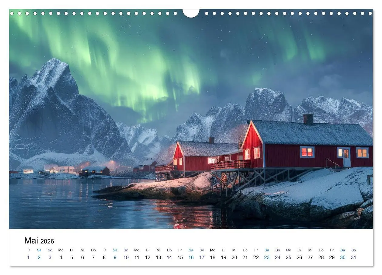 Bild: 9783457423752 | Aurora Borealis - Der Zauber der Nordlichter (Wandkalender 2026 DIN...