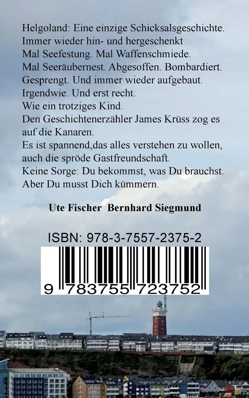 Rückseite: 9783755723752 | Spröde Liebe Helgoland | Ute Fischer (u. a.) | Taschenbuch | Paperback