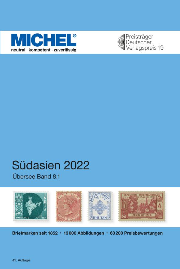 Cover: 9783954023752 | MICHEL Südasien 2021/2022 | Übersee 8.1 | Michel-Redaktion | Buch