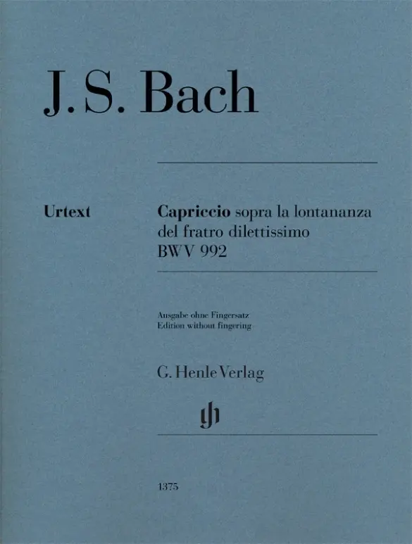 Cover: 9790201813752 | Johann Sebastian Bach - Capriccio sopra la lontananza del fratello...