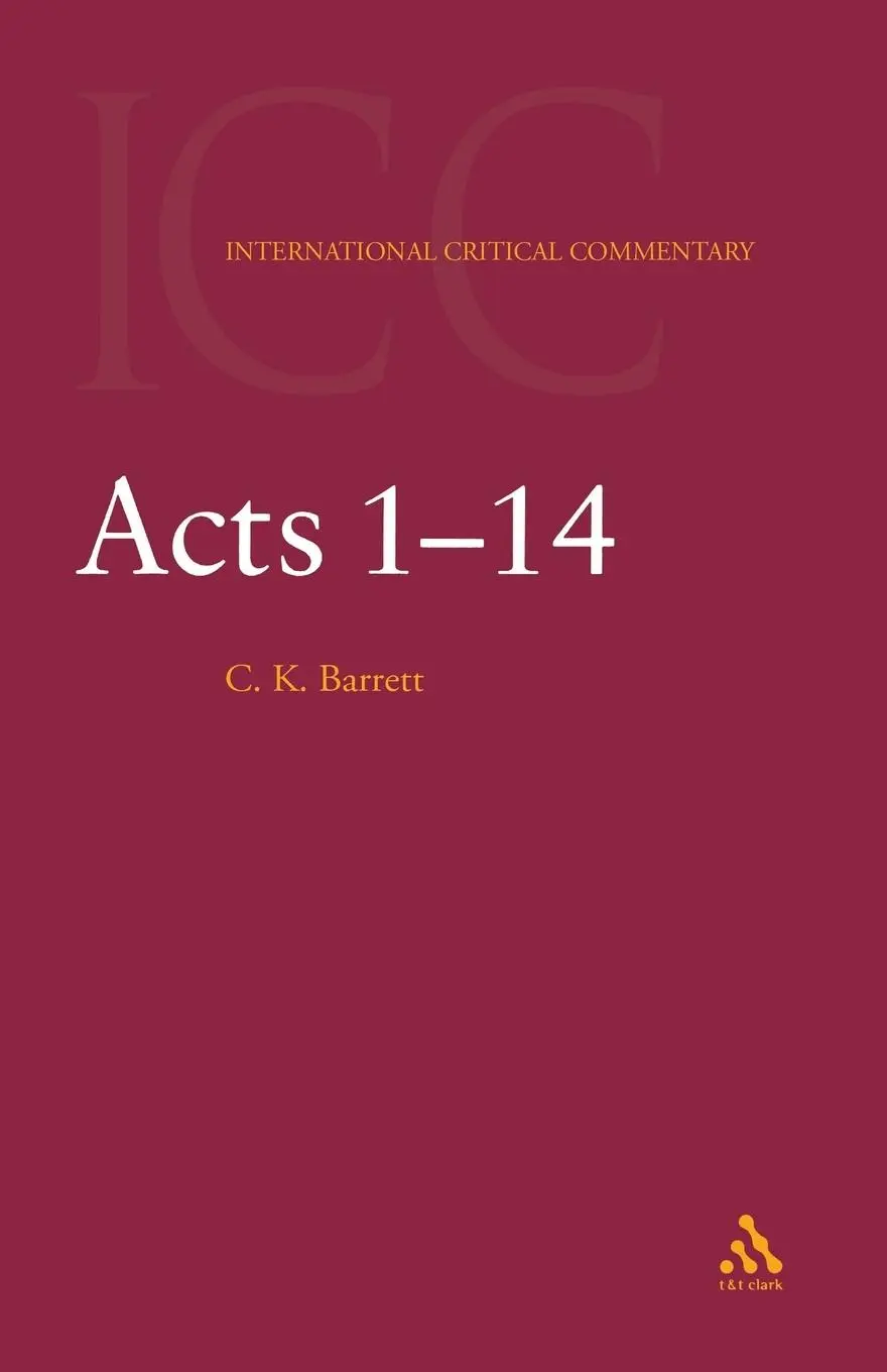 Cover: 9780567083852 | Acts | Volume 1: 1-14 | C. K. Barrett | Taschenbuch | Englisch | 2004