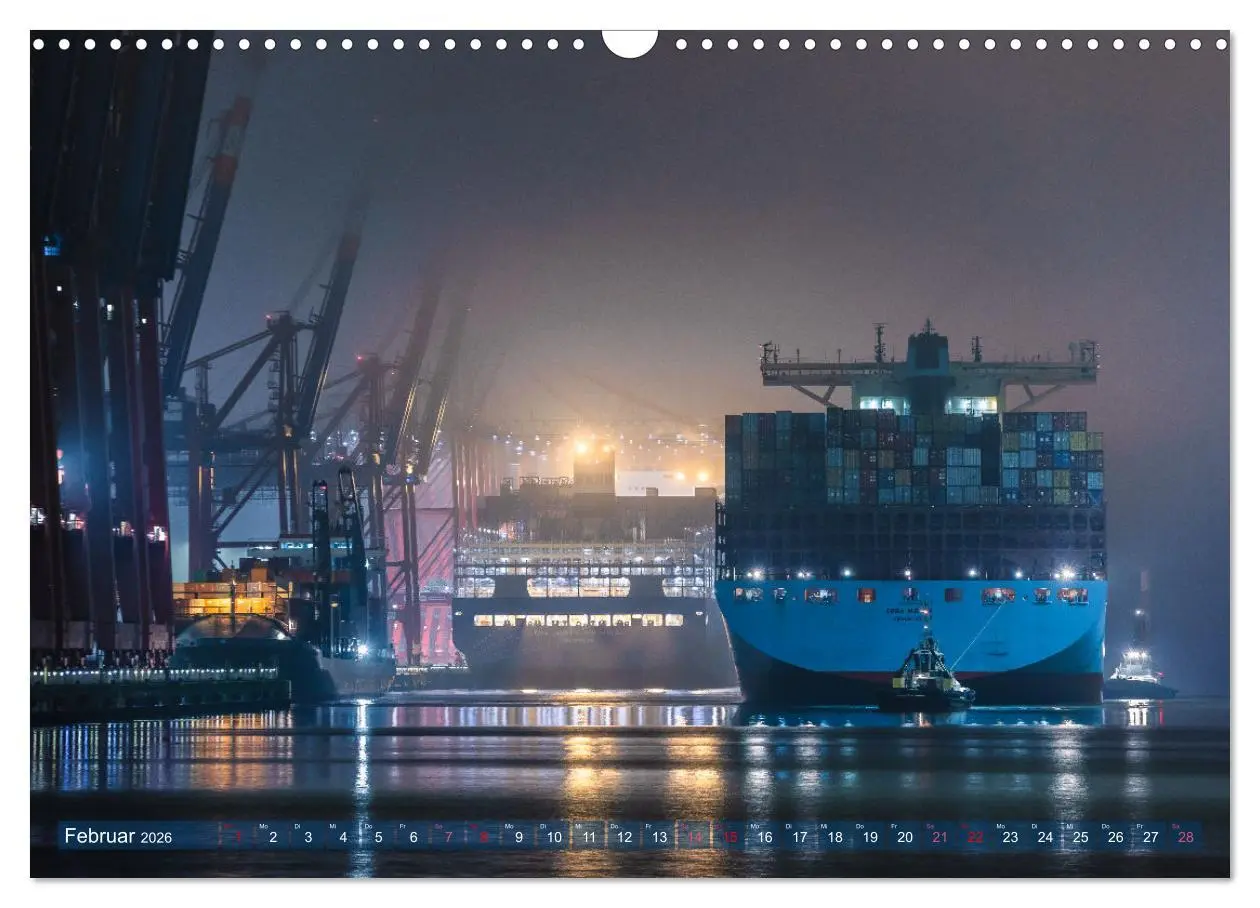 Bild: 9783457583852 | Faszination Hamburger Hafen (Wandkalender 2026 DIN A3 quer),...