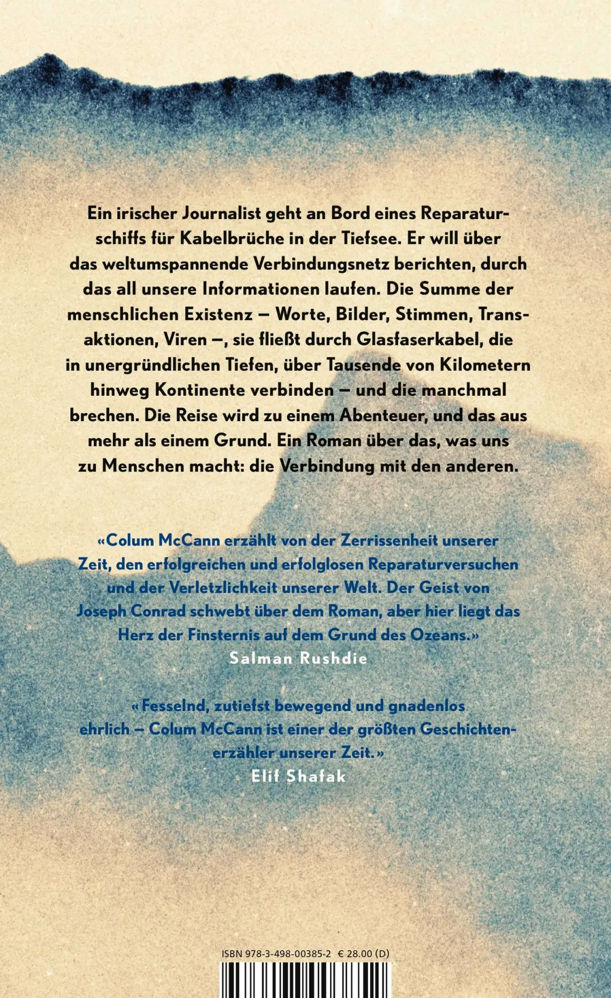 Rückseite: 9783498003852 | Twist | Colum McCann | Buch | 416 S. | Deutsch | 2025