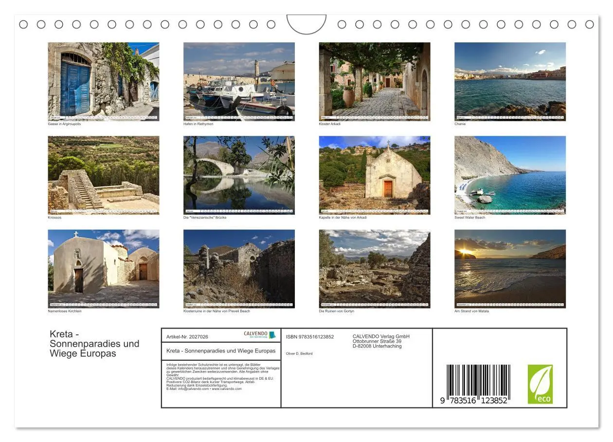 Bild: 9783516123852 | Kreta - Sonnenparadies und Wiege Europas (Wandkalender 2026 DIN A4...