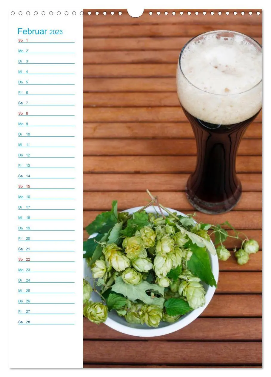 Bild: 9783516433852 | Bier (Wandkalender 2026 DIN A3 hoch), CALVENDO Monatskalender | Jäger