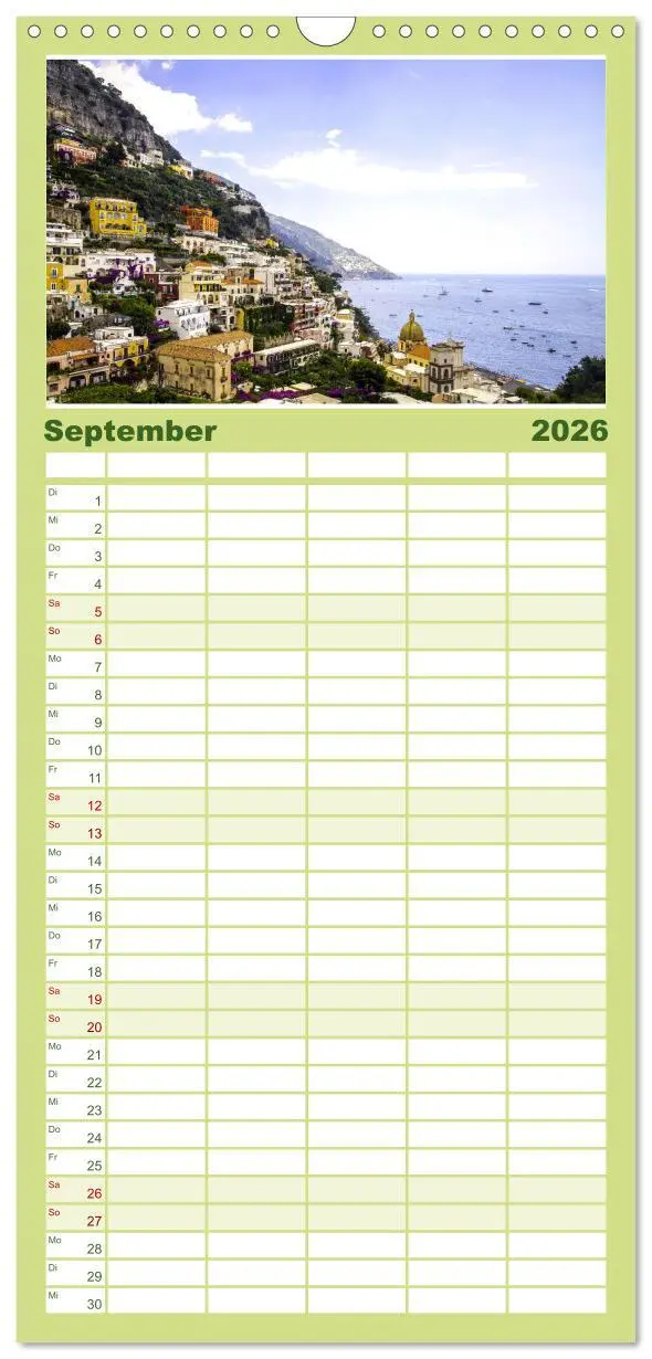 Bild: 9783516503852 | Familienplaner 2026 - Amalfi Küste - Italiens wunderschöner...