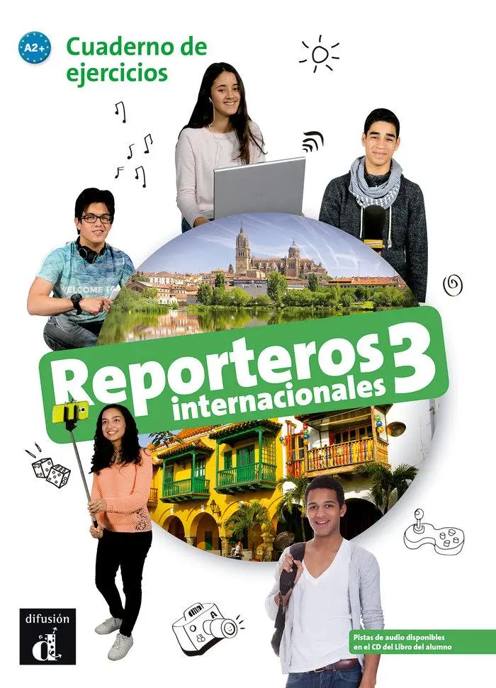 Cover: 9788416943852 | Reporteros internacionales 3 - Cuaderno de ejercicios. A2+ | Buch