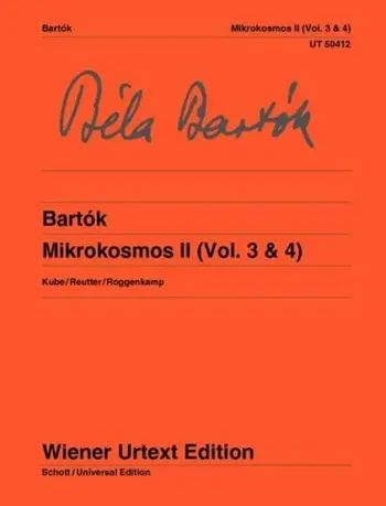 Cover: 9790500573852 | Mikrokosmos Band 2 (Vol. 3 &amp; 4) | Béla Bartók | Wiener Urtext Edition