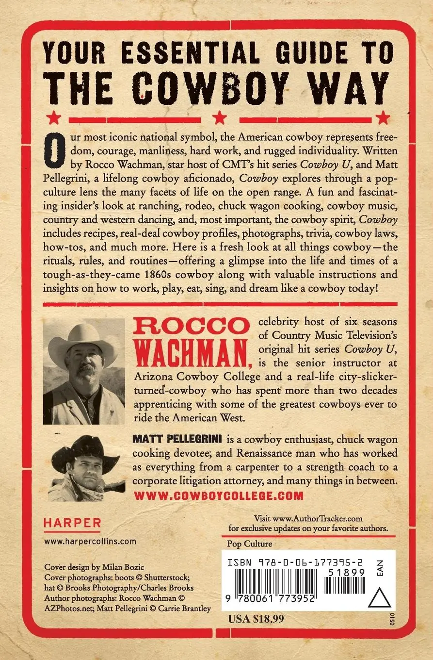 Rückseite: 9780061773952 | Cowboy | Rocco Wachman | Taschenbuch | Englisch | 2010