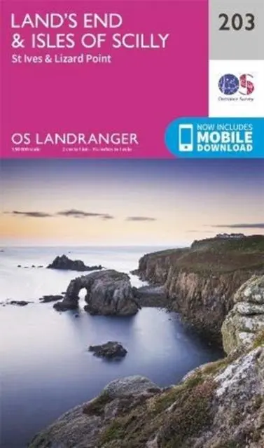 Cover: 9780319263952 | Land's End &amp; Isles of Scilly | St Ives &amp; Lizard Point | (Land-)Karte