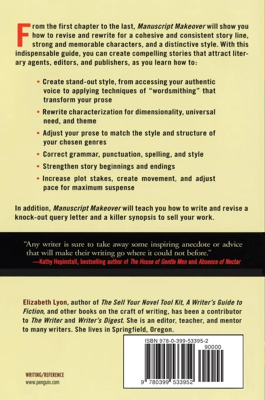 Rückseite: 9780399533952 | Manuscript Makeover | Elizabeth Lyon | Taschenbuch | Englisch | 2008