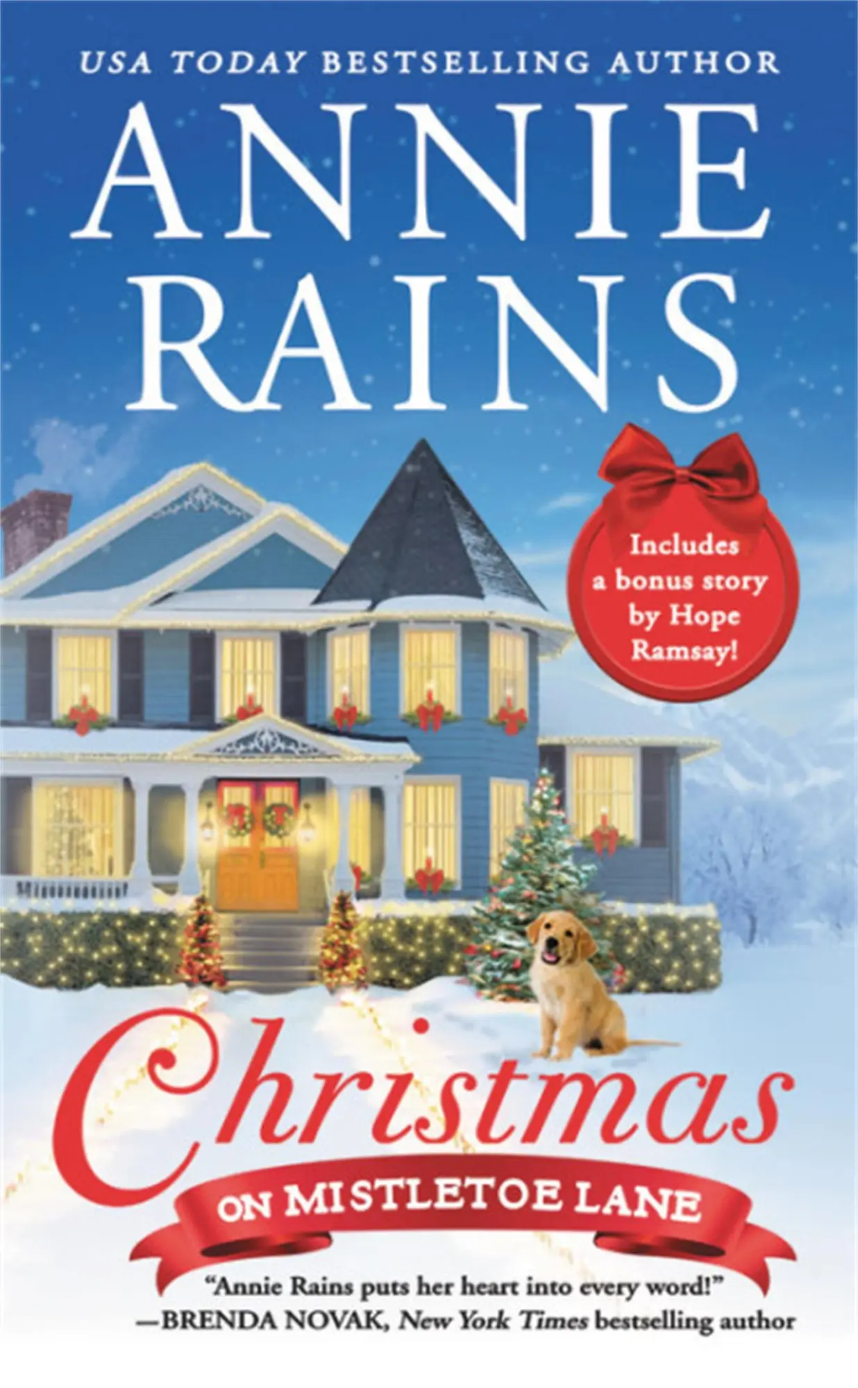 Cover: 9781538713952 | Christmas on Mistletoe Lane | Includes a Bonus Short Story | Rains