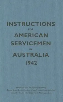 Cover: 9781851243952 | Instructions for American Servicemen in Australia 1942 | Library