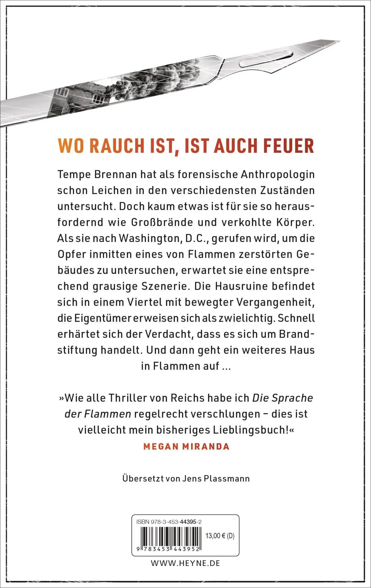 Bild: 9783453443952 | Die Sprache der Flammen | Thriller - Ein neuer Fall für Tempe Brennan