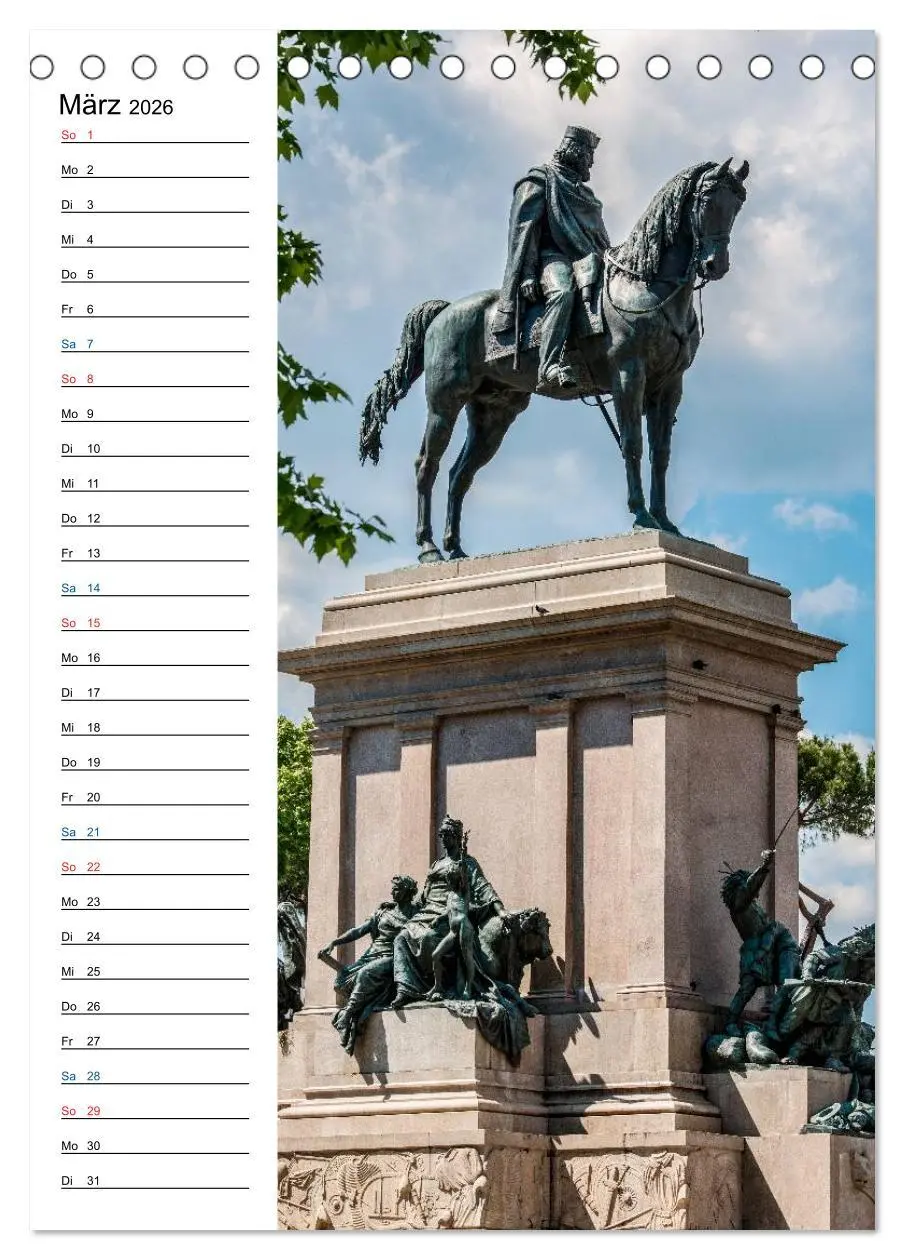 Bild: 9783516423952 | Antikes Rom (Tischkalender 2026 DIN A5 hoch), CALVENDO Monatskalender