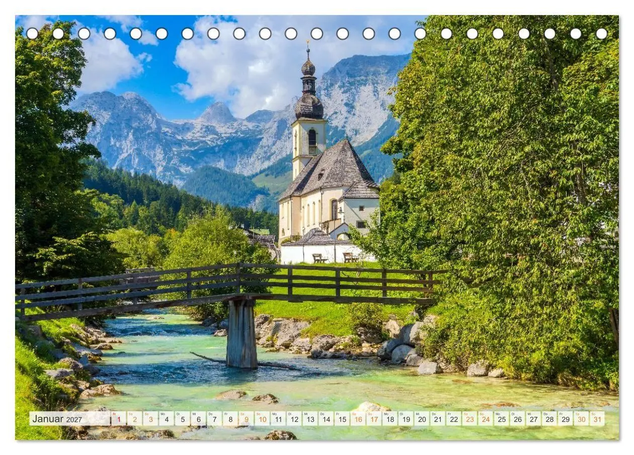 Bild: 9783516803952 | Berchtesgadener Land - Welt der Berge und Seen (Tischkalender 2027...