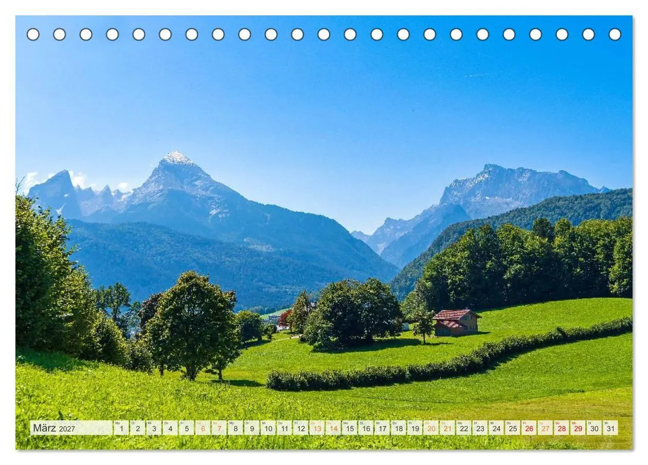 Bild: 9783516803952 | Berchtesgadener Land - Welt der Berge und Seen (Tischkalender 2027...