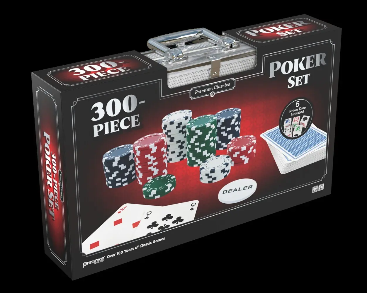 Bild: 8720077334052 | PPC: 300pc Poker Chip Set - Tin Case | Spiel | 933405.003 | Deutsch