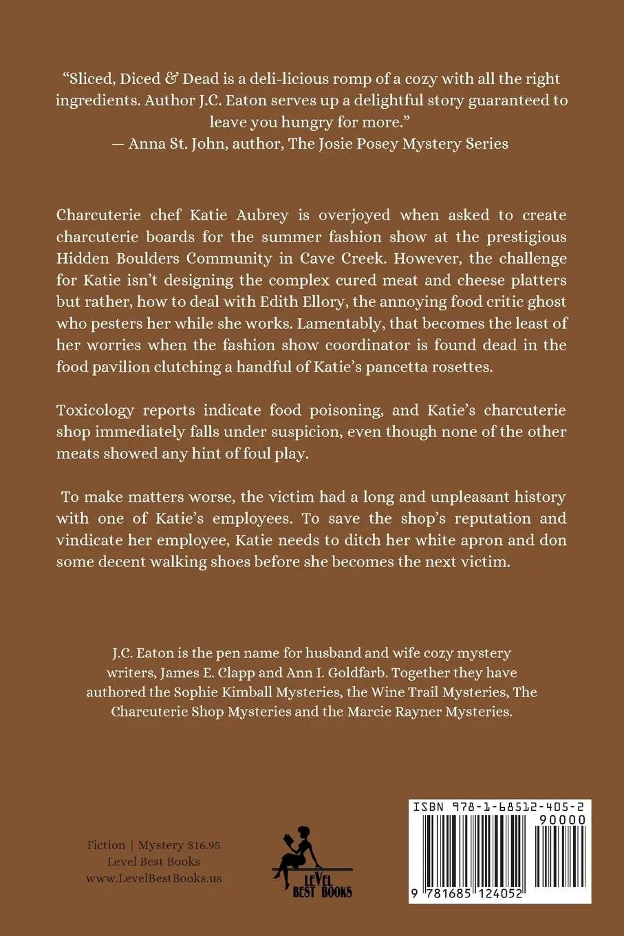 Rückseite: 9781685124052 | Sliced, Diced and Dead | A Charcuterie Shop Mystery | J. C. Eaton