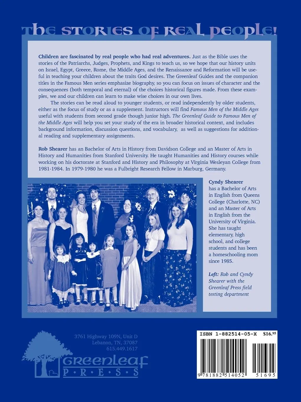 Rückseite: 9781882514052 | Famous Men of the Middle Ages | John H Haaren (u. a.) | Taschenbuch